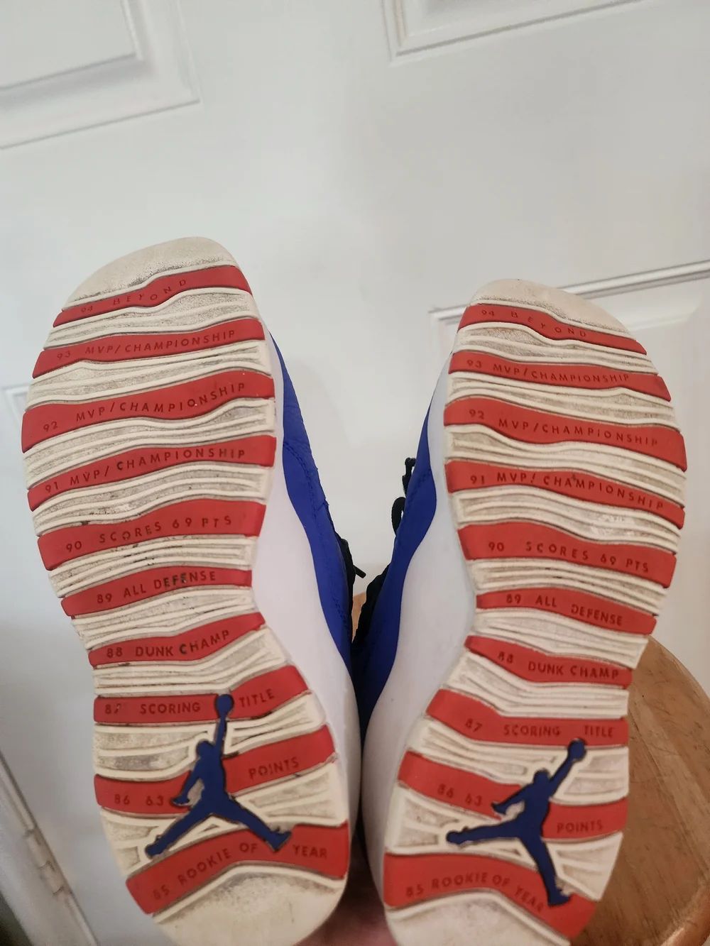 Kids Royal Blue High-Top Sneakers with Black Laces